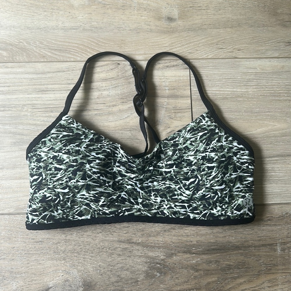 LULULEMON HOT SPELL CAGED BACK SPORTS BRA